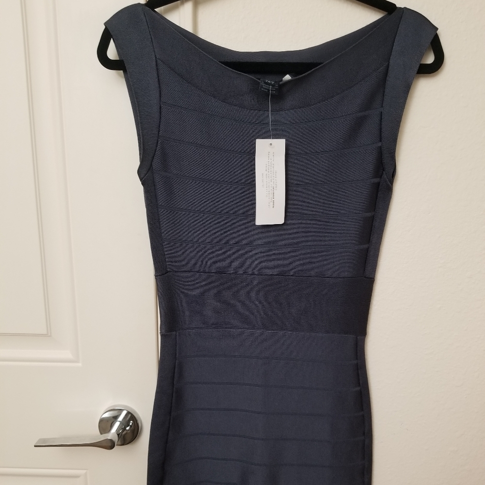 NWT French Connection Bondage S Navy Dress